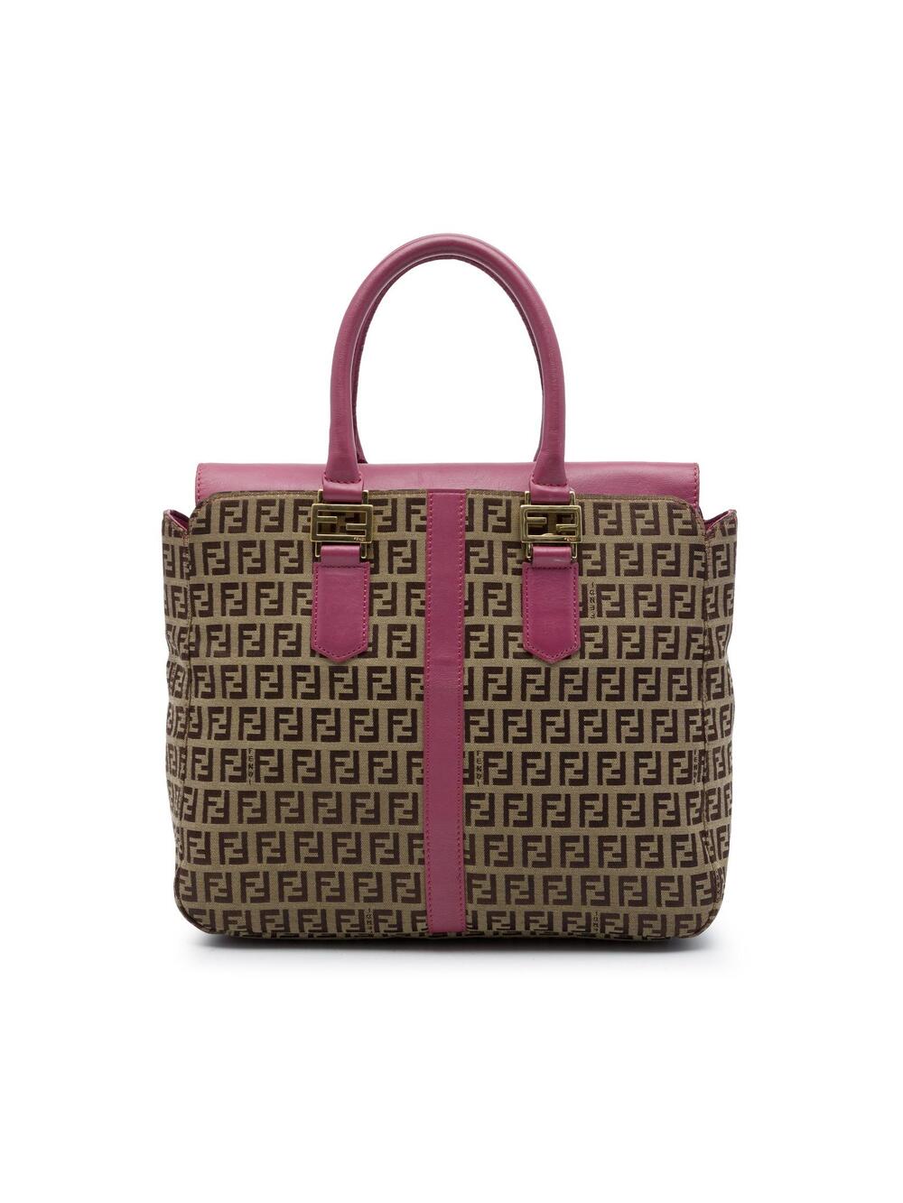 Fendi Leather Trimmed Zucchino Canvas #369878F54B